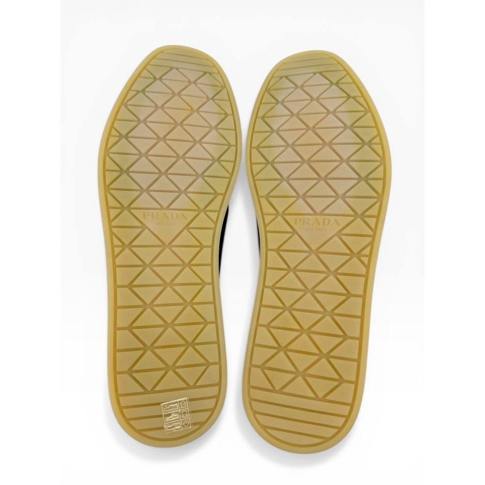 NEW Prada Men's Logo Slip-on Suede Loafers in Brown $950 - Prada Size 12 / US 13 - Picture 13 of 16